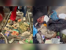 Slippers, Clothes, Victims' Belongings: View Of Delhi Railway Station After Stampede That Killed 18 Slippers, Clothes, Victims' Belongings: View Of Delhi Railway Station After Stampede That Killed 18