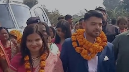 Bihar Family Welcomes Newlywed Daughter, Son-In-Law With Chopper Ride