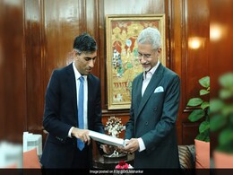 S Jaishankar Meets Ex UK PM Rishi Sunak In Delhi S Jaishankar Meets Ex UK PM Rishi Sunak In Delhi