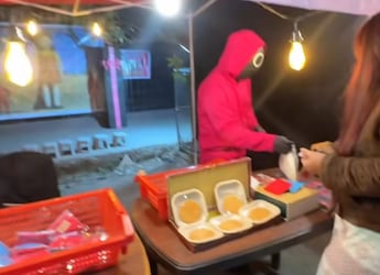 Watch: This Manipur Street Stall Selling Dalgona Candies Looks Straight Out Of Squid Game Watch: This Manipur Street Stall Selling Dalgona Candies Looks Straight Out Of Squid Game