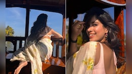 Janhvi Kapoor Is A "Sundari" In A Beautiful Floral <i>Saree</i>