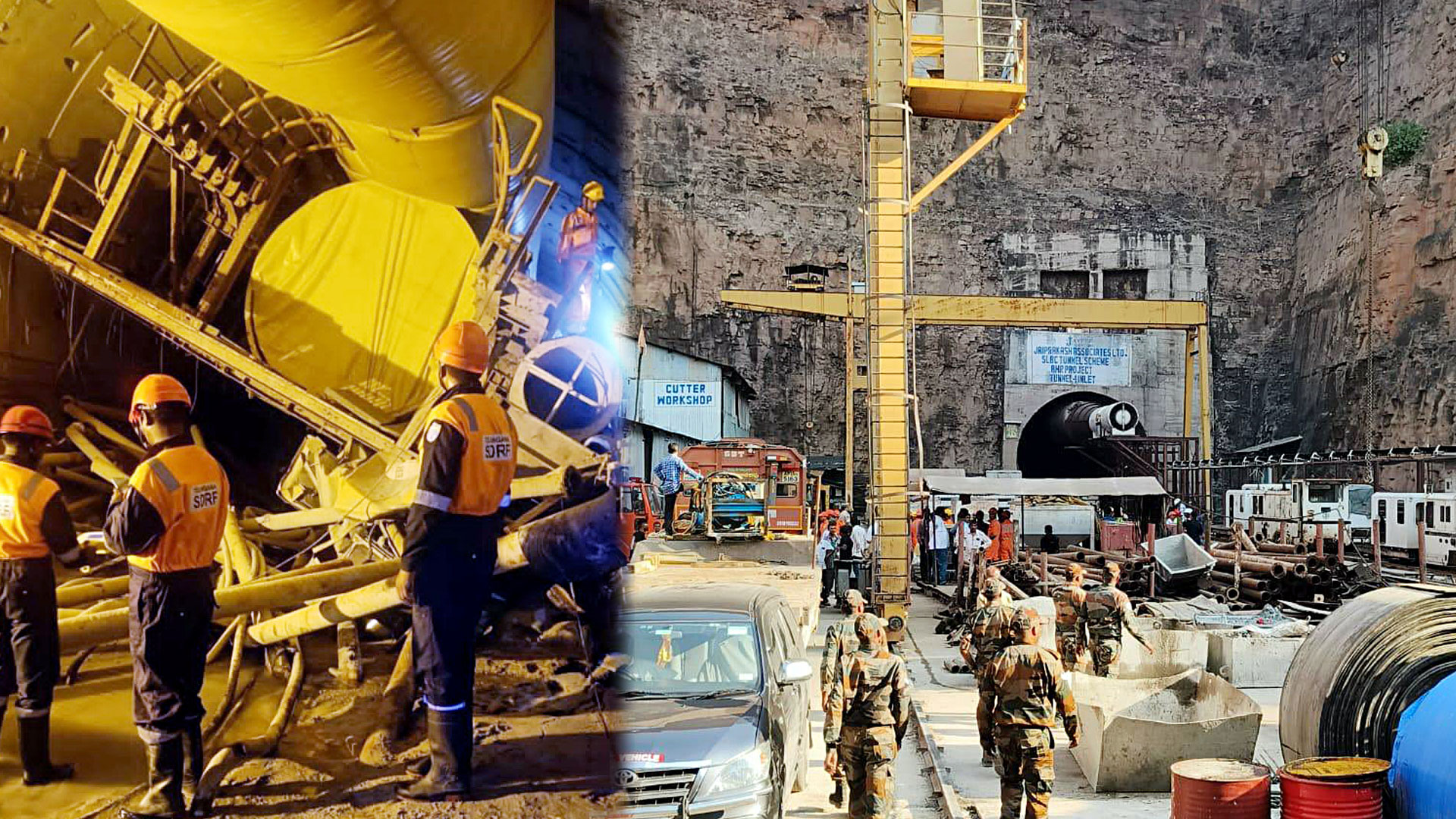 8 Trapped In Telangana Tunnel For 72 Hours, Excavation Halts Due To Slush