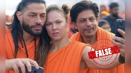 Fact Check: AI Photos Viral As Shah Rukh Khan With WWE Wrestlers At Maha Kumbh