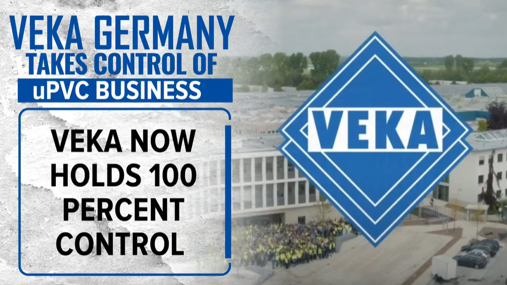 VEKA Germany Takes Control Of uPVC Business