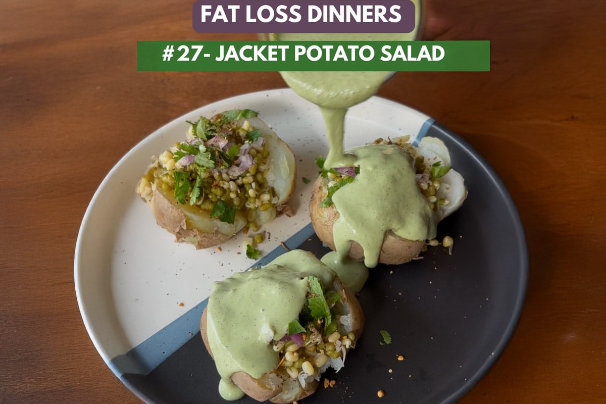 Chitwan Garg's Fat Loss Dinner: Jacket Potato Salad Recipe
