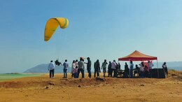 Maharashtra Student Paraglides To College To Avoid Traffic