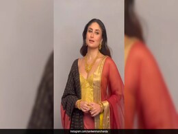 Kareena Kapoor Owns A <i>Desi</i> Belle Moment In A Gold Corset, Rust-Black <i>Saree</i> And Temple Jewels Kareena Kapoor Owns A <i>Desi</i> Belle Moment In A Gold Corset, Rust-Black <i>Saree</i> And Temple Jewels