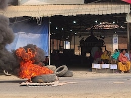 After Village Volunteers Arrested, Protests In Manipur's Valley Areas After Village Volunteers Arrested, Protests In Manipur's Valley Areas