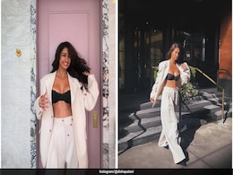 Disha Patani Gives A Sharp White Pantsuit A Bold Touch Disha Patani Gives A Sharp White Pantsuit A Bold Touch