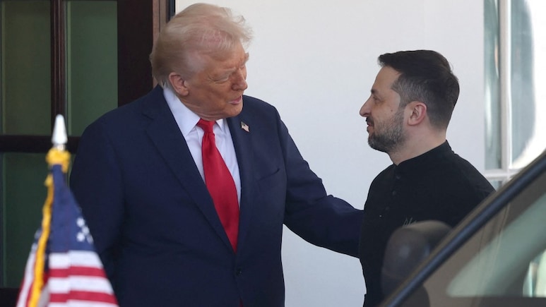 Trump said after meeting Jailonsky- Ukraine will have to compromise a ceasefire with Russia