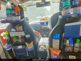 Delhi Uber Driver Transforms Cab Into Luxury Lounge, Offers Free Wifi And Snacks Delhi Uber Driver Transforms Cab Into Luxury Lounge, Offers Free Wifi And Snacks