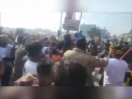 हरिद्वार से गंगाजल लेकर आ रहे कांवड़ियों के जत्थे को गाड़ी ने मारी टक्कर, NH74 पर मचा बवाल