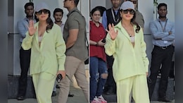 Priyanka Chopra In Chic Green Co-Ords Make Airport Fashion Look Super Stylish