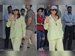 Priyanka Chopra In Chic Green Co-Ords Make Airport Fashion Look Super Stylish