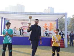 Ishant Sharma Attends Adani International School's Annual Sports Day