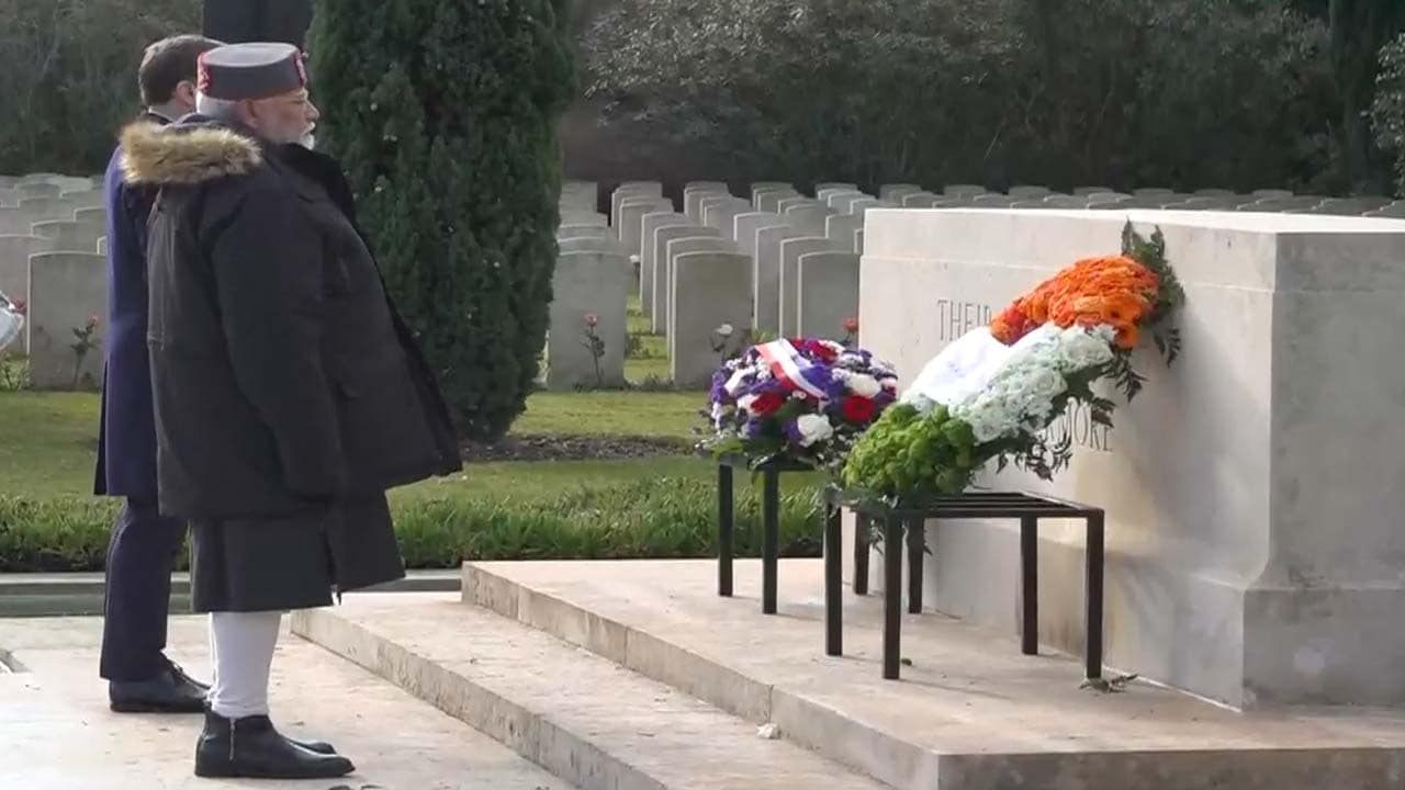 PM Modi Visits Marseille War Cemetery In France, Inaugurates Indian Consulate