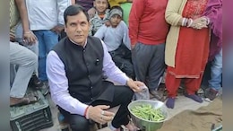 UP MLA Sells Vegetables On The Roadside In Protest: Here's Why