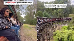 Watch: Travel Vlogger Documents Unforgettable Experience On Australia's Puffing Billy Train