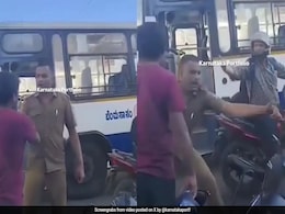 Video: BMTC Bus Staff And Biker's Heated Exchange On Busy Bengaluru Road Video: BMTC Bus Staff And Biker's Heated Exchange On Busy Bengaluru Road