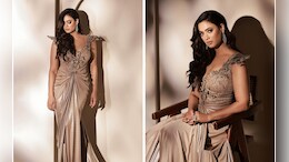 Shweta Tiwari Looks Party-Ready In A Chic Metallic Gown