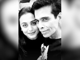Karan Johar's Picture-Perfect Selfie With BFF Rani Mukerji Has A <i>Kuch Kuch Hota Hai</i> Connection