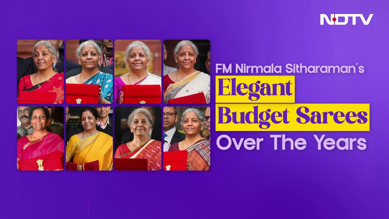 Union Budget 2025 | Nirmala Sitharaman's Budget Sarees Over The Years | Budget News
