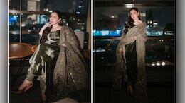 Hania Aamir In A Beautiful Green Suit Is Ethnic-Chic Perfection
