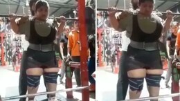 VIDEO : गोल्ड मेडलिस्ट वेटलिफ्टरचा सरावादरम्यान मृत्यू; 270 किलोचा रॉड अंगावर पडला