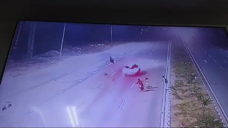 On Camera, Speeding Car Hits Woman Trying To Cross Road, Flings Her In Air On Camera, Speeding Car Hits Woman Trying To Cross Road, Flings Her In Air