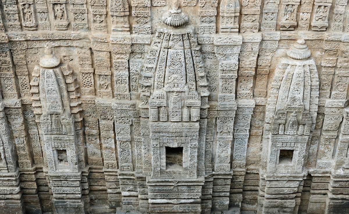 An intricate wall at Kangra Fort. Photo: iStock An intricate wall at Kangra Fort. Photo: iStock