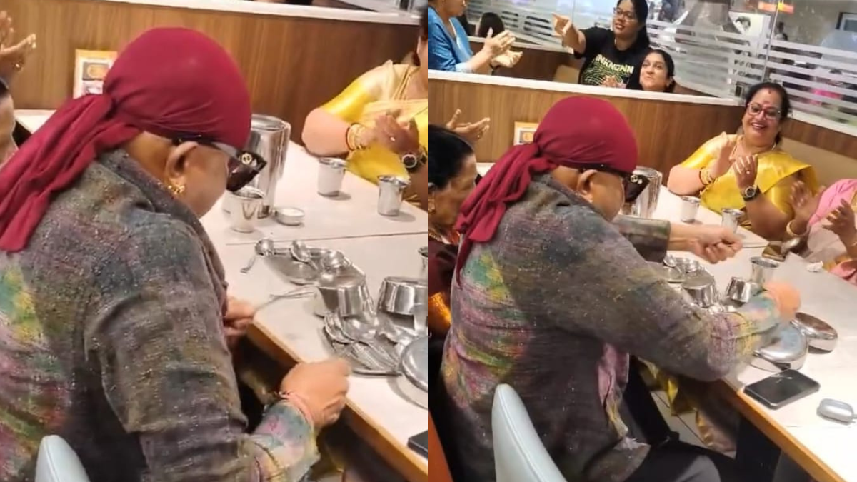 Watch: Musician Performs Using Spoons, Plates At Restaurant Table. Internet Has Mixed Reactions