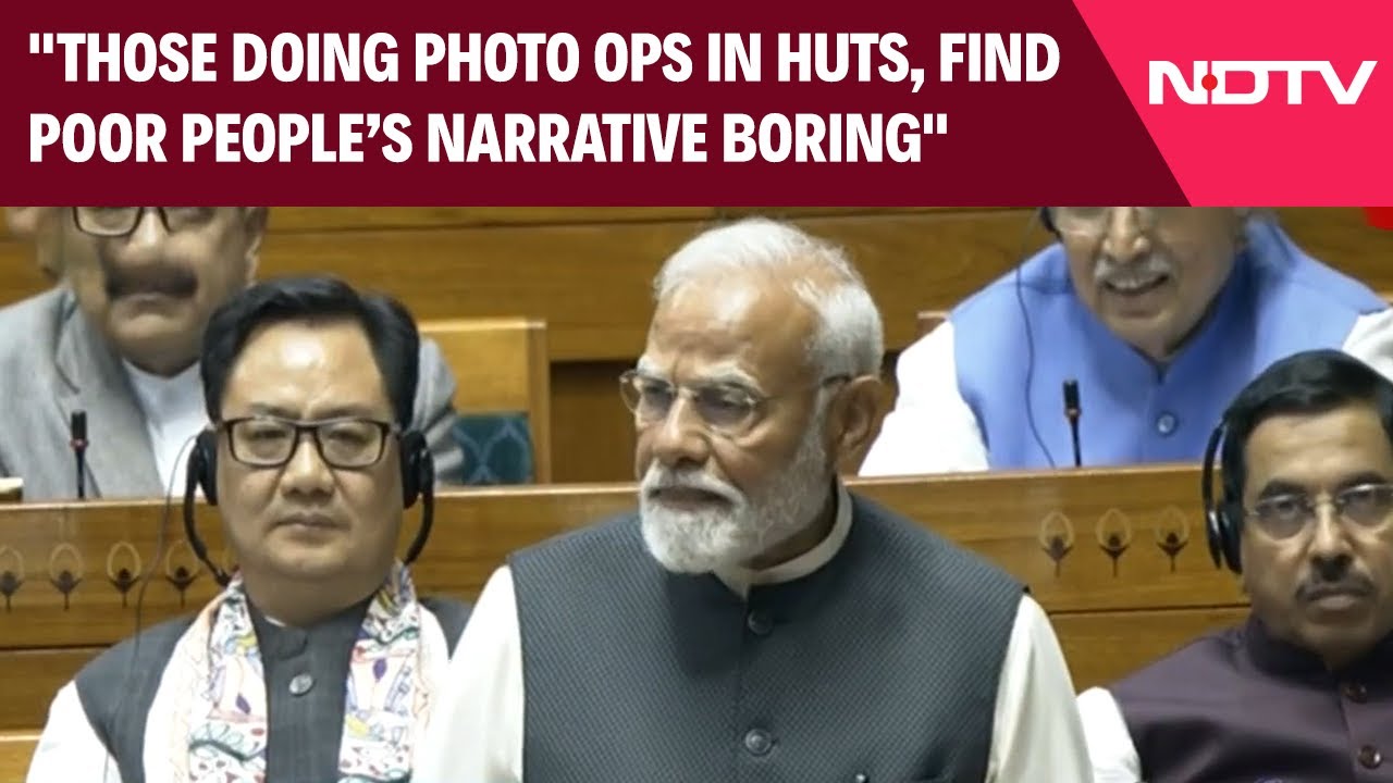 "Those Doing Photo Ops In Huts...": PM Modi's Attack On Opposition