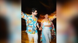 In Goa, Keerthy Suresh And Antony Thattil Twin In Printed Outfits Featuring Their Love Story