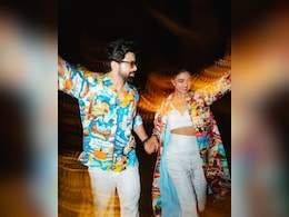 In Goa, Keerthy Suresh And Antony Thattil Twin In Printed Outfits Featuring Their Love Story In Goa, Keerthy Suresh And Antony Thattil Twin In Printed Outfits Featuring Their Love Story