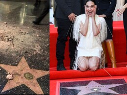 Gal Gadot's Hollywood Walk Of Fame Star Smashed Amid Pro-Palestinian Protests. Photo Is Viral Gal Gadot's Hollywood Walk Of Fame Star Smashed Amid Pro-Palestinian Protests. Photo Is Viral