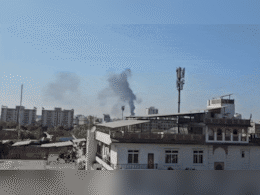 Jaipur Fire Incident: जयपुर के हसनपुरा में NBC के पास गद्दों की फैक्ट्री में लगी भीषण आग, उठता दिखा धुआं Jaipur Fire Incident: जयपुर के हसनपुरा में NBC के पास गद्दों की फैक्ट्री में लगी भीषण आग, उठता दिखा धुआं