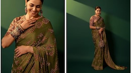 Genelia D'Souza Is Setting Ethnic Fashion Goals Just Right In A Heavily Embellished <i>Saree</i>