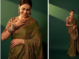 Genelia D'Souza Is Setting Ethnic Fashion Goals Just Right In A Heavily Embellished <i>Saree</i>