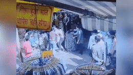 न्यू मार्केट में दो पक्षों में विवाद, 50 से अधिक युवकों की भीड़ ने शख्स को पीटा, थाना घेराव की चेतावनी