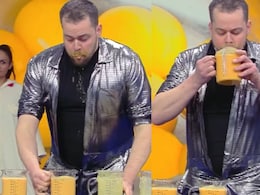 Watch: Man Drinks Nearly 7 Litres Of Liquid Egg In A Minute, Sets Guinness World Record