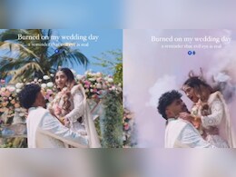 फोटोशूट के दौरान दुल्हन के पास फटा कलर-बम, देखें चौंकाने वाला वीडियो फोटोशूट के दौरान दुल्हन के पास फटा कलर-बम, देखें चौंकाने वाला वीडियो