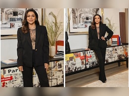 Gauri Khan Powers Through Stylishly In A Chic Black Pantsuit