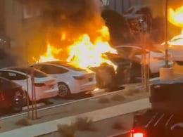 Tesla Cars Shot And Set On Fire In Las Vegas, Elon Musk Calls It ''Terrorism" Tesla Cars Shot And Set On Fire In Las Vegas, Elon Musk Calls It ''Terrorism"