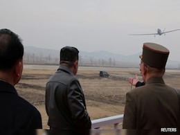 North Korea's Kim Jong Un Oversees Test Of New 'Suicide Drones' North Korea's Kim Jong Un Oversees Test Of New 'Suicide Drones'