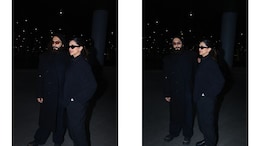 Deepika Padukone And Ranveer Singh Keep Their Airport Fashion Chic As Ever In Matching Black Outfits