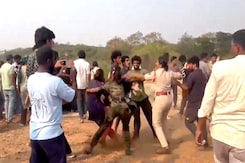 Tension At Hyderabad University Over Bulldozers On Land Next To Campus Tension At Hyderabad University Over Bulldozers On Land Next To Campus