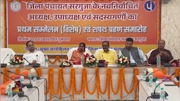 सरगुजा में जिला पंचायत अध्यक्ष और उपाध्यक्ष ने ली शपथ, कहा - क्षेत्र का करेंगे विकास