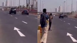 Video: Speeding BMW Tries To Overtake Vehicles, Rams Divider In Mumbai