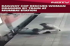 Railway Cop Rescues Woman Dragged By Train At Mumbai Station Railway Cop Rescues Woman Dragged By Train At Mumbai Station