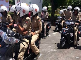 Women Police Personnel Take Charge Of Security At PM Modi's Event In Navsari Women Police Personnel Take Charge Of Security At PM Modi's Event In Navsari